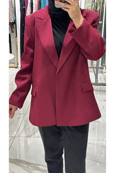 She Olive Astarlı blazer ceket