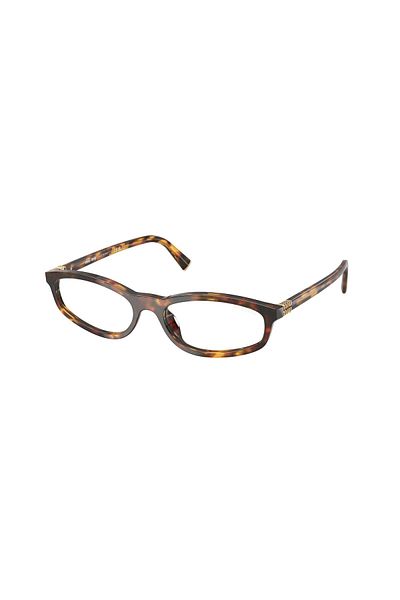 Miu Miu Women Black Bone Frame Sunglasses Uv400 Clear Lens