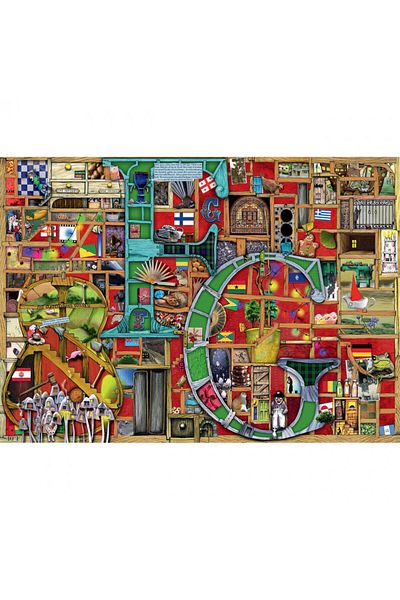 RAVENSBURGER Puzzle Alfabet Colin Thompson, 1000 Piese