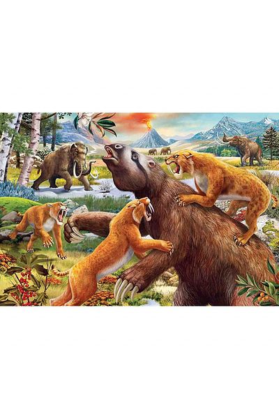 RAVENSBURGER Puzzle Animale In Salbaticie, 2X24 Piese
