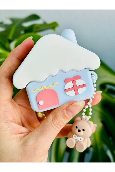 Go Aksesuar AirPods 3Rd Thick Silicone Protective Case with Generation Compatible Toy Design