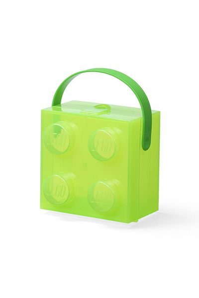 LEGO LEGO box 2x2 - transparent green