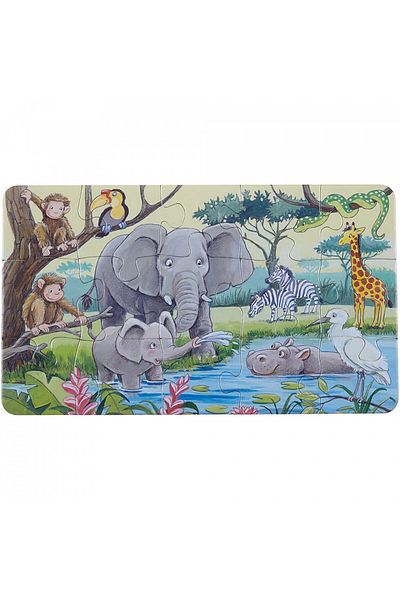 RAVENSBURGER African Animals Puzzle, 15 Pieces