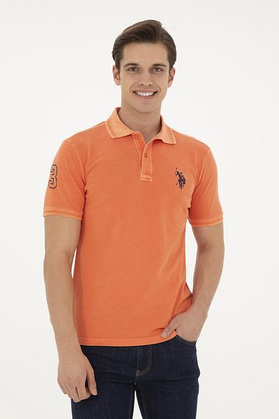 U.S. Polo Assn. Мъжка тениска с поло яка