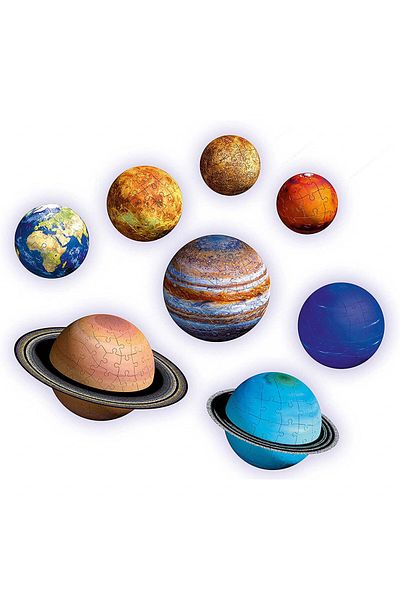 RAVENSBURGER 3D Puzzle Solar System, 27/54/72/108 Pieces