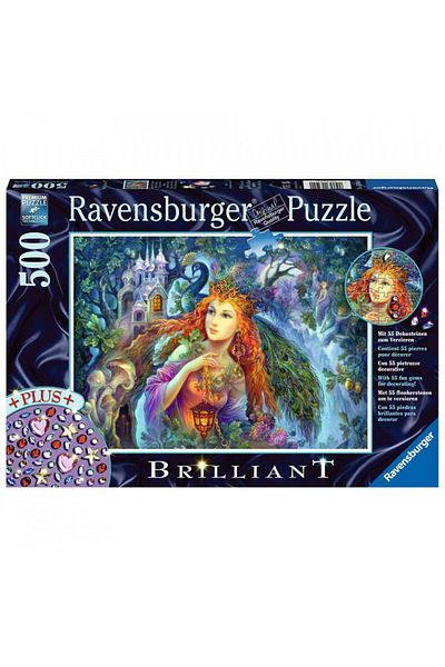 RAVENSBURGER Fairy Puzzle, 500 Pieces + Stickers
