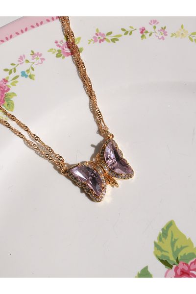 Reorah Collection Dreamy Magnetic Dating Necklace Pink