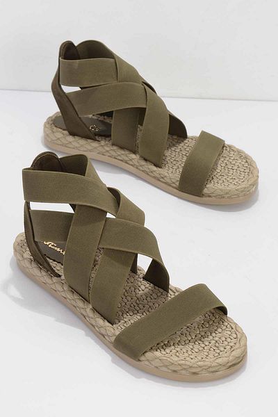 Bambi Khaki Women's Sandals K05682020215