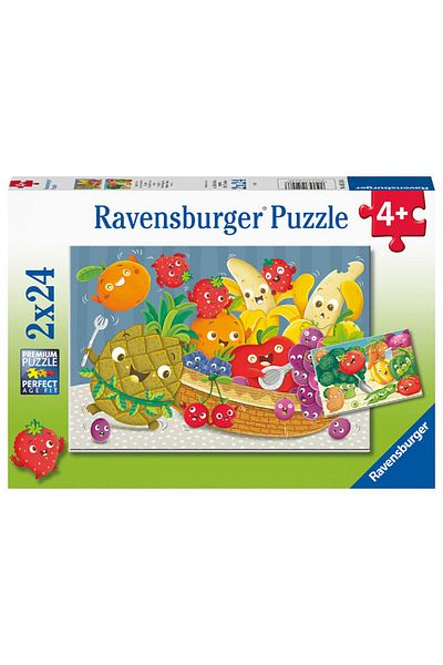 RAVENSBURGER Fruit Puzzle, 2X24 Pieces