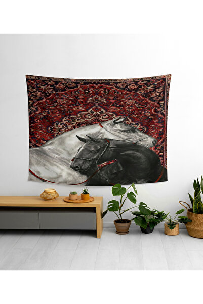 OZG DESİGN OTANTİK ATLAR DUVAR ÖRTÜSÜ VE DUVAR HALISI