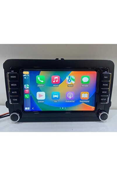 Mat Volkswagen Uyumlu Android Carplayli 7 Inç Multimedya 4-64 Pro
