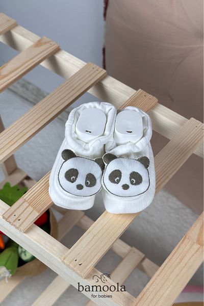 Bamoola Newborn Zilli Combed Cotton Booties 3D (teddy bear - Cat - Butterfly - Rabbit)