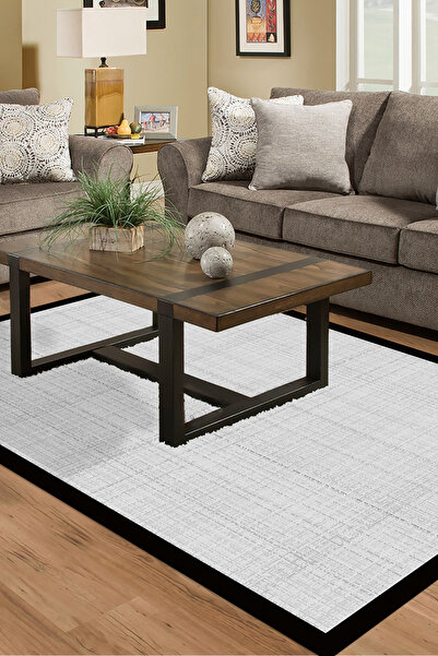 Dekoreko Kaymaz Taban Djt Banyo Mutfak Salon Halı Saray Deri Dokuma Desen E50...