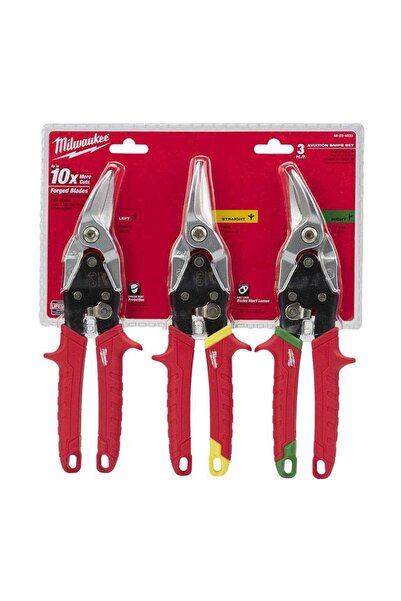 Milwaukee 3 Parça Kaportacı Makası Seti