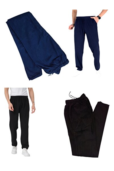 BEYAZTOPTAN Hambez Elastic Comfortable Fit Βαμβακερή ανδρική φόρμα 2 τεμαχίων...