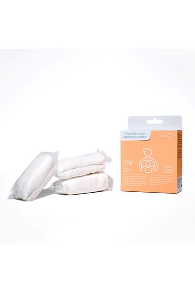 APFIA CARE Disposable cotton panties, size L, Apfia Care, 3 pcs