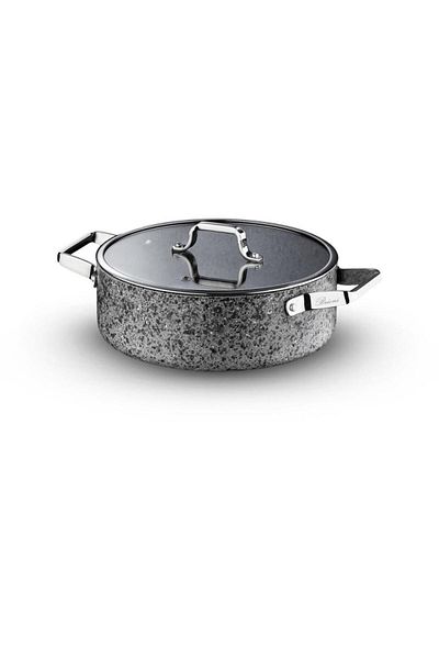Brioni Stone-Age Anti-Scratch Fireproof Non-Stick 30 cm Flat Pot