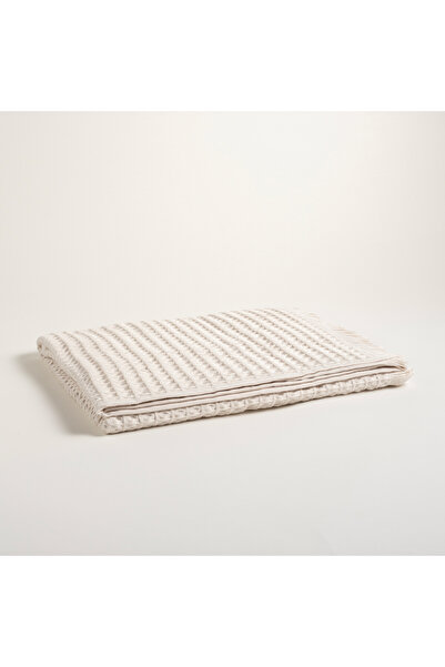 Zsa Zsa Zsu Solıd Waffle Pamuk Modal Pamuklu Yüz Havlusu 50x90 Cm Krem