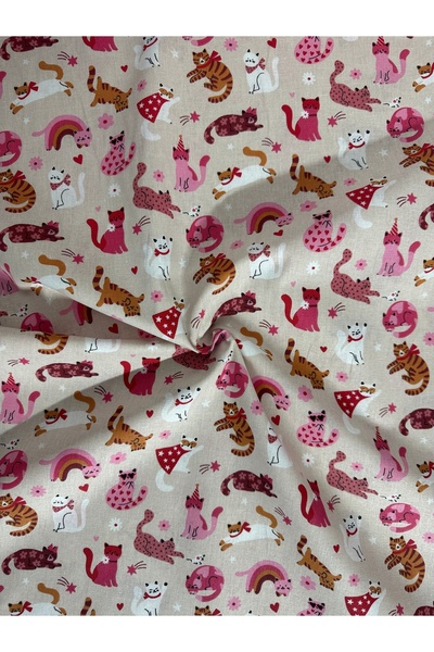 Niks Home Ύφασμα Ποπλίνας 100% Βαμβακερό Μοτίβο - Πλάτος: 160cm