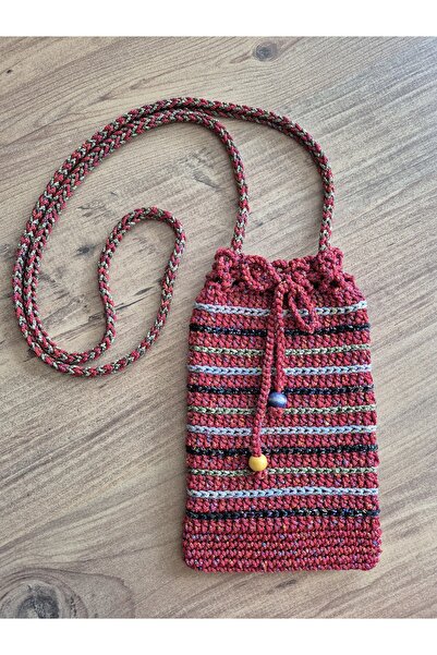 Handream Cep telefonu çantası örgü omuz askılı