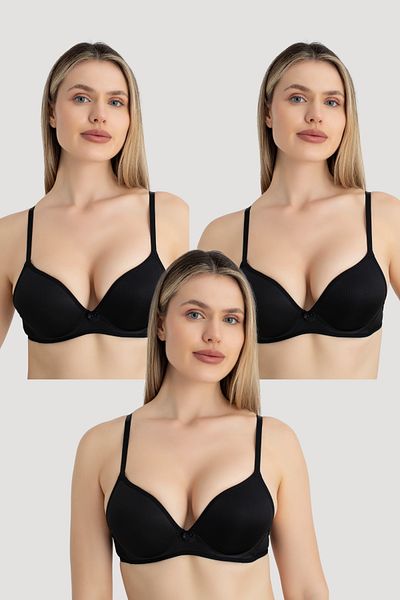 Arma Yıldız Σετ Μαύρο Σουτιέν με επένδυση από Underwire με Γυναικείο 3