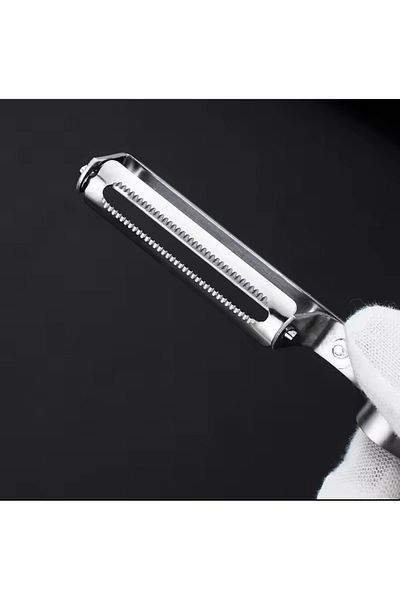 AKDAG HOME Stainless Steel Side Peeler - Jülyen Vegetable Fruit Peeler