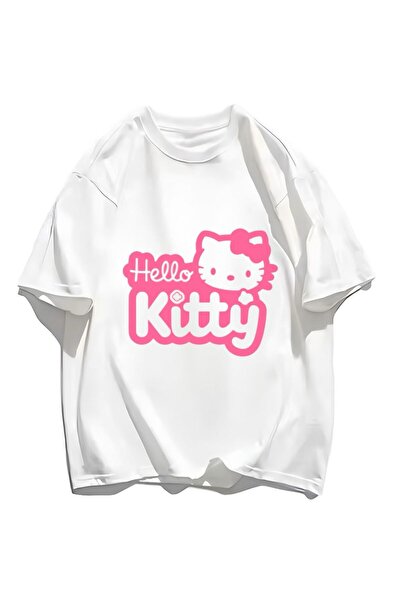 DEEFWEAR Hello Kitty odbojkašica, slatka majica sa printom na prednjoj i zadn...