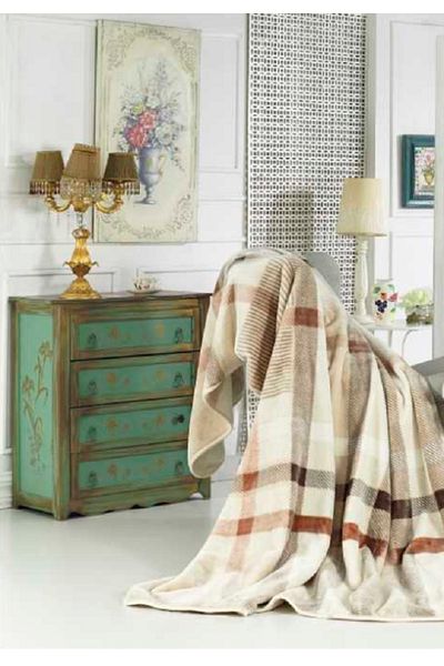 MİNK Mink All Season 500 Brown Double Blanket/Bedspread 200*240 cm