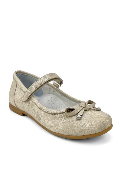 Cici Bebe Ayakkabı Genuine Leather Beige Girls' Ballerinas
