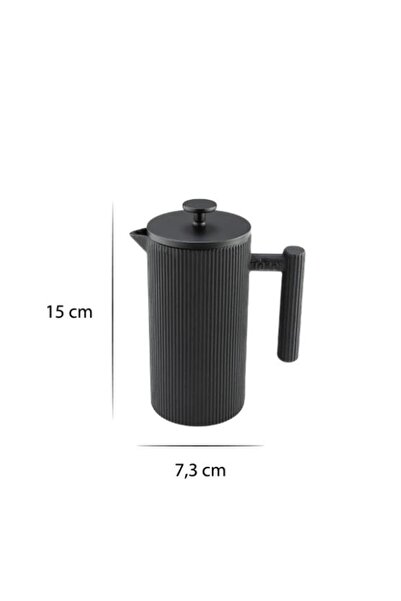 Bambum Linden - Döküm Demlik French Press 350 ml Siyah