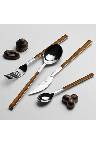 Pintinox Set tacamuri premium, 24 piese, Sushi Teak