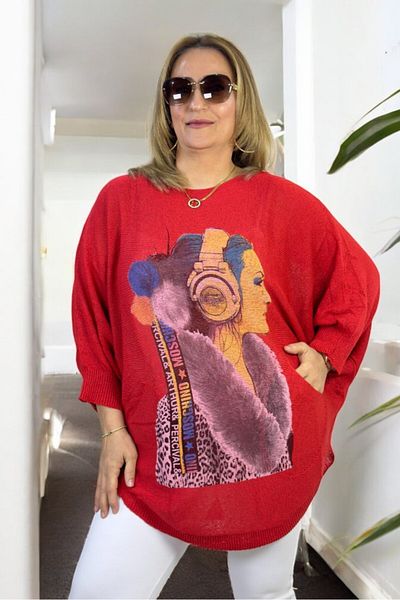 yagmurberen Cotton Italian Mercerized Women's Sweater Bluz