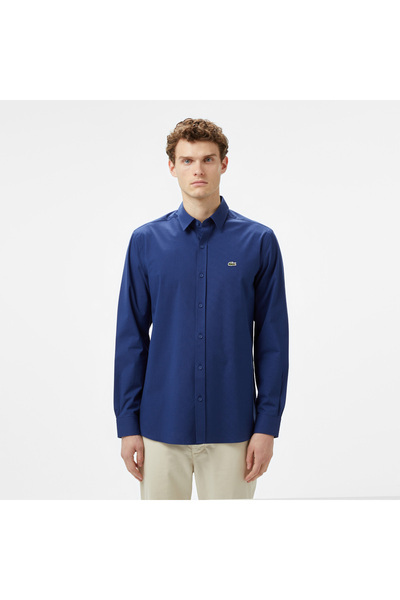 Lacoste Erkek Regular Fit Lacivert Gömlek