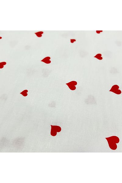 Lief Home 100% Cotton Red Small Heart Patterned Baby Pillow Case 35X45 (2 Pieces)