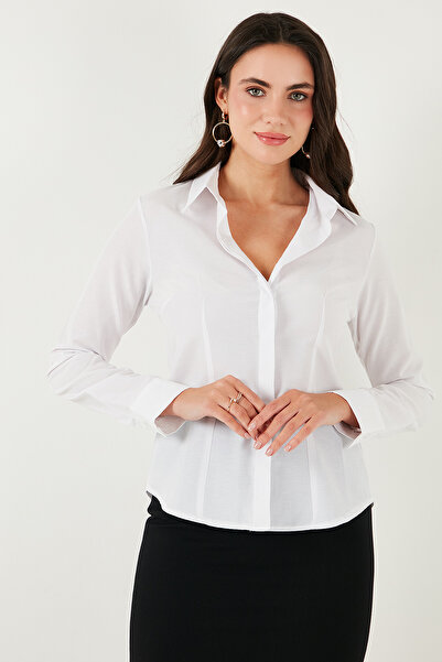 Lela Cămașă din bumbac Slim Fit Classic cu guler 6777423