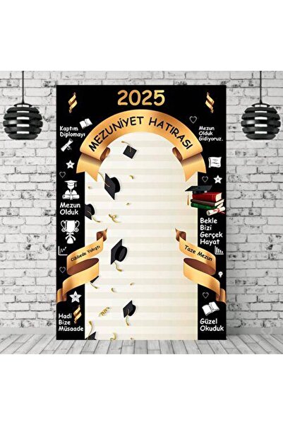 Parti Dükkanım Mezuniyet Hatırası Afişi 100*150 cm
