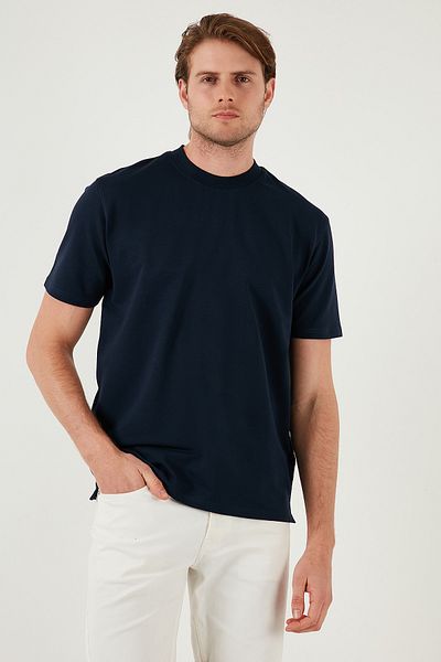 Buratti Мъжка тениска с кръгло деколте, памучна спокойна кройка - TSHIRT 5902610