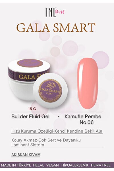 gala smart Builder Fluid Jel Akışkan Kıvam Gel Jel Tırnak Protez Tırnak Uzatm...