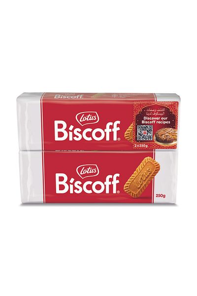 Lotus Biscuits, Cod Lotus Biscoff Caramelized Biscuit Cookies (250g each) Pack of 2 (Ramadan Special)