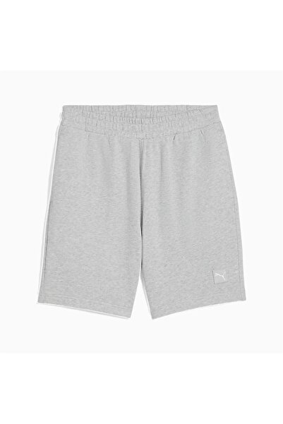Puma Pantaloni scurți sport gri pentru bărbați ESSENTIALS ELEVATED - 690897 04