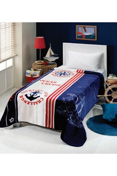 MİNK Sailor Single Theme 160X220 Blanket