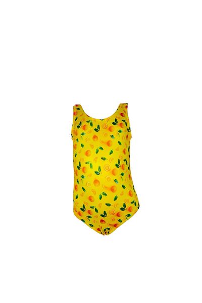 FUNELLA Orange Patterned Children's Swimsuit