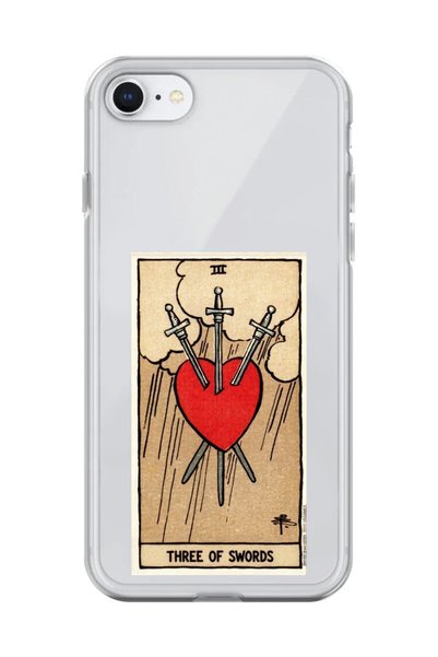 Dali Design حافظة شفافة متوافقة مع هاتف iPhone 6 بتصميم ثلاثة سيوف