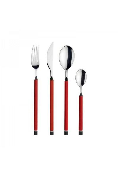 Pintinox Cutlery set, 24 pieces, Coral Pencils
