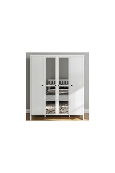 CaddeYıldız Netha Gardrop - 4 Kapılı