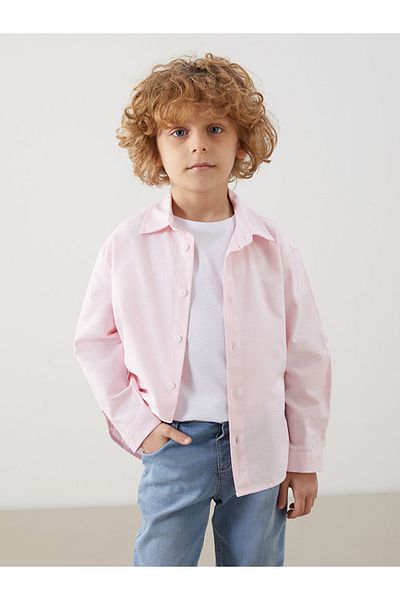 LC Waikiki Comfortable Fit Soft Cotton Fabric Baby Boy Shirt