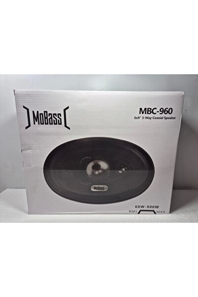 MOBASS Oval Hoparlör – MBC-960 - 900W Tweeterli , Kapaklı Kayık Hoparlör