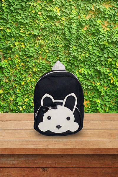 Maysa Mağazacılık Colorful Children's Backpack with Rabbit Pattern