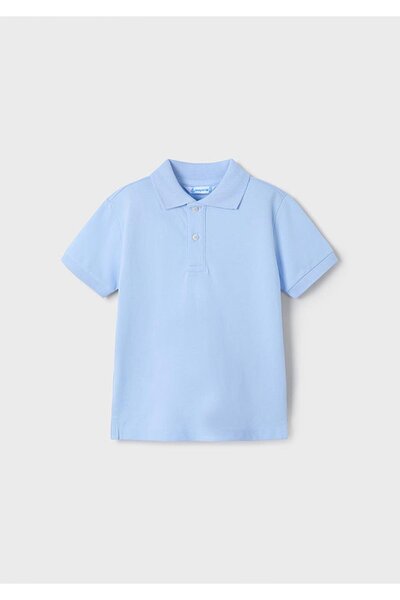 MAYORAL Yazlık Erkek Çocuk Polo Yaka T-Shirt - Bebe Mavisi