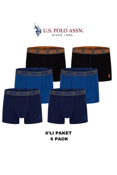 U.S. Polo Assn. Άνδρας, Αδειοδοτημένος, USPA, Έγχρωμο, Οικονομικό Πακέτο 6
